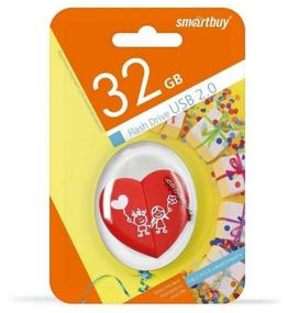 img 2 attached to Flash drive SmartBuy Wild Series Heart 32 GB, 1 pc., red