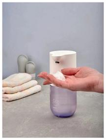img 3 attached to Simpleway Automatic Induction Washing machine ZDXSJ02XW sensor foam soap dispenser, white/purple