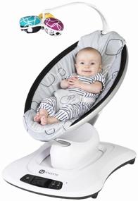 img 3 attached to Chaise lounge 4moms MamaRoo 4.0, gray plush
