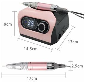 img 1 attached to Machine for manicure and pedicure Nail Drill ZS-717, 45000 rpm, 1 pc., orange