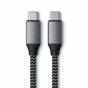 img 2 attached to Кабель Satechi USB-C to USB-C Cable (0.25 метра) серый (ST-TCC10M)