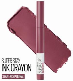 img 3 attached to Maybelline New York Super Stay Ink Crayon Ink Crayon Lip Pencil, Shade 25, Stay Exceptional