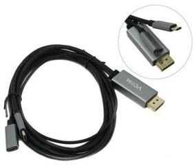 img 3 attached to Adapter Cable VCOM USB 3.1 Type-Cm - DP(m) 4K@60Hz, 1.8m, PD, Aluminum Shell, (CU422MCPD-1.8M)