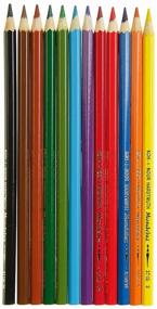 img 3 attached to KOH-I-NOOR Mondeluz watercolor pencils, 12 colors (3716012001KS) multicolor