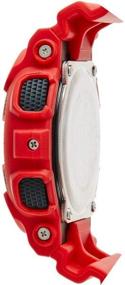 img 3 attached to CASIO G-Shock GA-100B-4A quartz watch, alarm clock, chronograph, stopwatch, countdown timer, waterproof, shockproof, hand illumination, display illumination, red