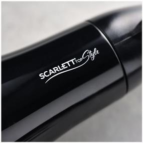 img 3 attached to 💨 Фен Scarlett SC-HD70I18 черного цвета: быстрое и эффективное сушение волос