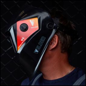 img 2 attached to Welding helmet WELDER PRO Ф6 REAL COLOR Chameleon 93x43 mm, DIN 4/9-13 (External adjustment), in a box