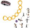 get fit anywhere with calliven's portable 7 ring stretch and resistance exercise band! logo