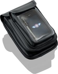 img 1 attached to Hopnel H41TPC-2BK Double Tank Pouch, Black: Organize Your Essentials with Style!