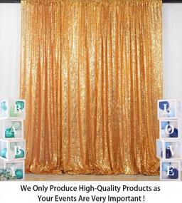 img 3 attached to 20FTX10FT Gold Shimmer Sequin Fabric Photography Backdrop