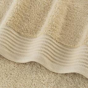 img 3 attached to Upgrade Your Bathroom Experience With VANZAVANZU 6 Pack Premium Ultra Soft Hand Towels (Beige)