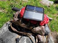 img 1 attached to ECEEN 20W Solar Charger Portable Panel With 2 USB Outputs, Waterproof Foldable Phone Charger For Camping Survival Gear Emergnecy Kit, Tablet GPS IPhone Camera & USB Devices review by Justin Philemon