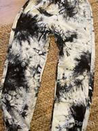 img 1 attached to Colorful Comfort: Jobakids' Tie-Dye Jogger Pants For Active Girls 6-12 Years review by Owen Houser