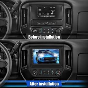 img 3 attached to 10-дюймовый сенсорный экран Android 10.0 Car Stereo для Chevy Silverado и GMC Sierra 2014-2018 с поддержкой Carplay и Andriod Auto - AWESAFE
