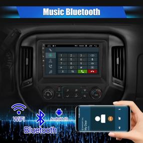 img 1 attached to 10 Inch Touch Screen Android 10.0 Car Stereo For Chevy Silverado And GMC Sierra 2014-2018 With Carplay And Andriod Auto Support - AWESAFE