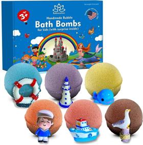 img 4 attached to Nautical Bath Bomb Set For Children