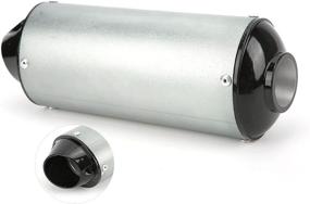 img 2 attached to 1 3In Exhaust Muffler Silencer Motorcycle