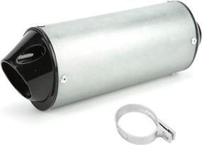 img 1 attached to 1 3In Exhaust Muffler Silencer Motorcycle