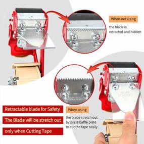 img 3 attached to Effortlessly Seal Your Packages With Elepa Heavy Duty Packing Tape Dispenser Gun