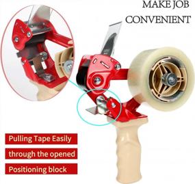 img 1 attached to Effortlessly Seal Your Packages With Elepa Heavy Duty Packing Tape Dispenser Gun