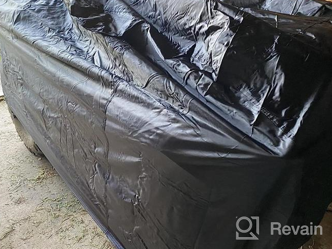 img 1 attached to Heavy Duty Waterproof Outdoor ATV Cover XXL 89" - 420D Oxford Cloth, Anti-Fade UV Protection For Kawasaki Yamaha Suzuki Honda Polaris Can Am review by Robert Chandrasekar