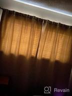 img 1 attached to 🌑 Deconovo Dark Grey Blackout Curtains - (52x84 Inch, Set of 2), Thermal Insulated Rod Pocket and Back Tab Curtains for Bedroom review by Sedric Hood