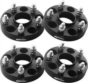 img 4 attached to Enhance Your Vehicle'S Performance With GAsupply 1" 5X4.5 Hubcentric Wheel Spacers - Perfect Fit For Toyota, Lexus, And S~Cion Models