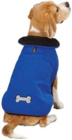 img 3 attached to 🐾 Blue Zack & Zoey Reflective Thermal Pet Jacket - Enhance Visibility for Improved SEO