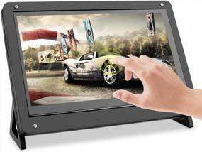 img 4 attached to 🖥️ Kuman 7 inch Raspberry Capacitive Touchscreen with 1024X600 Resolution and Anti-Glare Technology