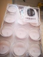 img 1 attached to Hyoola Votive Candles - White Votives In Clear Cup - 12 Hour Burn Time Unscented Votive Candles Bulk - Pack Of 12 Small Candles In Bulk - Made In Europe review by Matthew Coste