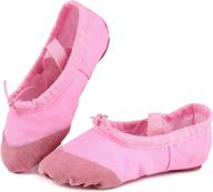 🩰 lonsoen ballet slipper ribbons ballerinas: stylish flats for girls' dance shoes логотип