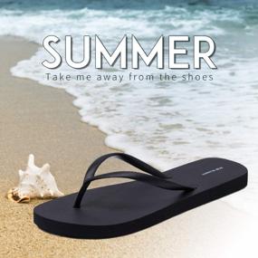 img 3 attached to Stylish And Comfortable Adokoo Women'S Flip Flop Sandals For Beach And Shower