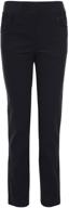 nautica girls uniform straight stretch girls' clothing ~ pants & capris логотип