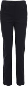 img 4 attached to Nautica Girls Uniform Straight Stretch Girls' Clothing ~ Pants & Capris