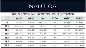 img 1 attached to Nautica Girls Uniform Straight Stretch Girls' Clothing ~ Pants & Capris