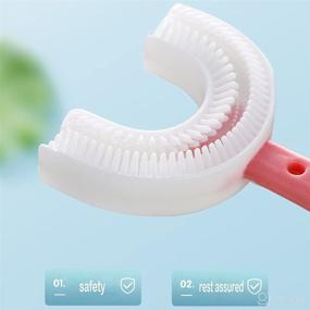 img 3 attached to Food Grade 🦷 360Degree Children's Toothbrush by Owno