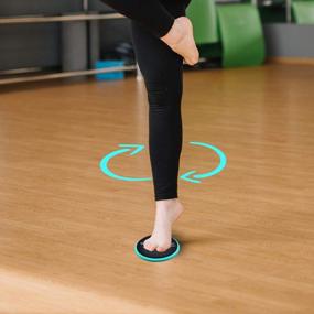 img 2 attached to Portable Ballet Turn Disc - Ideal For Dancers, Gymnasts, And Ice Skaters To Enhance Pirouette Techniques, Releve, Spinning, And Turns