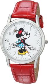 img 4 attached to DISNEY Womens Minnie Quartz Casual Women's Watches in Wrist Watches