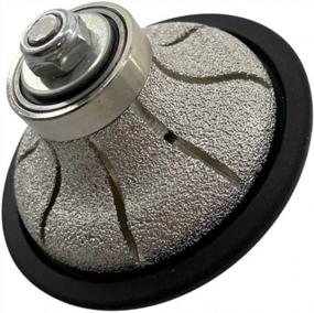 img 2 attached to 1-1/4" Ogee Diamond Hand Profile Wheel For Granite, Marble, And Stone, 40/50 Grit, 5/8"-11 Arbor