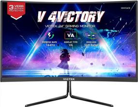 img 4 attached to Viotek GNV24CB 24 Inch Monitor 1920X1080P FreeSync 1920_X_1080, 144Hz, Curved_Screen