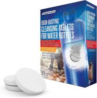 🧼 tumbler water bottle cleaning tablets - (90 tablets) | all-natural ingredients | ideal for stainless, plastic, ceramic & glass drinking containers | individually packed (pack of 3) logo