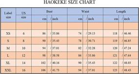 img 3 attached to 👗 HAOKEKE Women's Button-Down Sleeved Cocktail Dress for Stylish Women's Clothing