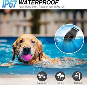 img 1 attached to 🐶 Premium Dog Shock Collars with Remote: 3 Modes, Safety Lock, IP67 Waterproof, 3280FT Range, 99 Levels Vibration & Shock - For Large, Medium, Small Dogs (Black)