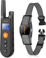 🐶 premium dog shock collars with remote: 3 modes, safety lock, ip67 waterproof, 3280ft range, 99 levels vibration & shock - for large, medium, small dogs (black) логотип
