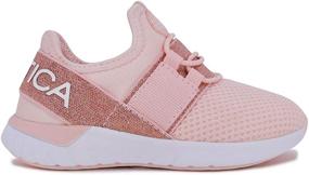 img 3 attached to 👟 Nautica Sneaker Athletic Bungee Running Girls' Shoes: Stylish and High-Performance Footwear at Athletic Store