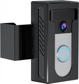 img 4 attached to 🔒 Adjustable Anti-Theft Video Doorbell Mount Bracket - No Drilling, Unobstructed Doorbell Motion Sensor - Ideal Mounting Accessories for Homes, Apartments, and Offices
