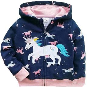 img 4 attached to Toddler Clothes Sweatshirt Outerwear Pink3012 Apparel & Accessories Baby Boys : Clothing