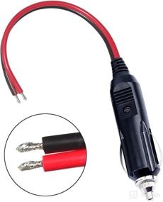 img 3 attached to 🔌 Enhanced 12V Car Cigarette Lighter Male Plug Replacement - Premium 24V Car Power Adapter with LED Lights and 15A Fuse