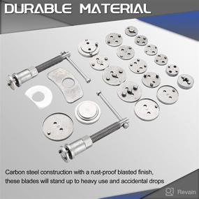 img 2 attached to 🔧 ATPEAM 24pcs Heavy Duty Disc Brake Caliper Tool Set and Wind Back Kit: Effortless Brake Pad Replacement Solution