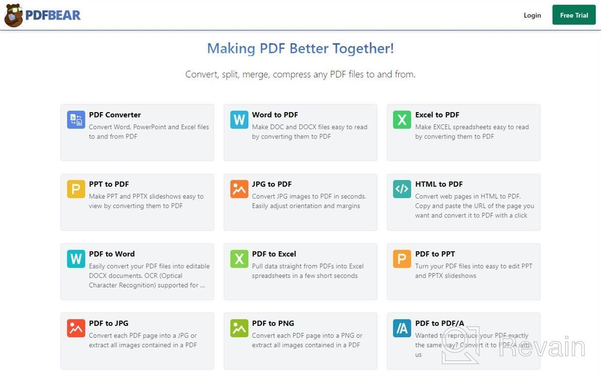 img 1 attached to PDFBear - Your all in one SaaS tool for everything PDF review by Jason Rogness